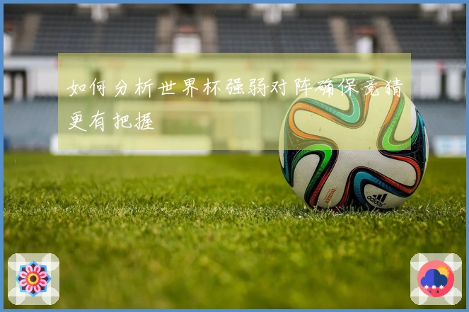 如何分析世界杯强弱对阵确保竞猜更有把握